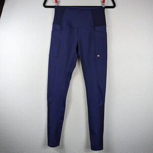 Layer 8 Yoga Leggings Navy Blue Athleisure Size XS